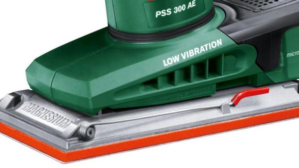 Bosch PSS 250 A/ AE vibrační bruska,  250 W,  14.000 – 24.000 kmitů/ min,  plocha 92 x 182 mm1