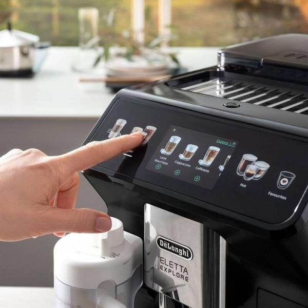 DeLonghi Eletta Explore ECAM 450.55.G automatický kávovar,  1450 W,  19 barů,  systém LatteCrema,  mlýnek na kávu4
