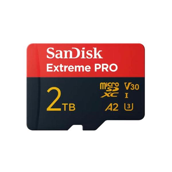 SanDisk micro SDXC karta 2TB Extreme PRO (250 MB/ s A2 UHS-I U3 V30) + adaptér