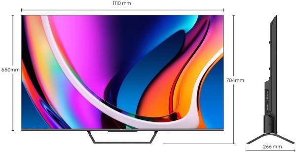 Metz 50MQD7500Z 50" TV,  4K Ultra HD,  QLED,  Google TV,  HDR,  WiFi,  Bluetooth 5.1,  Dolby Atmos6