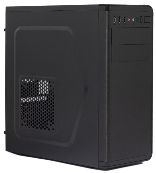 BAZAR - CRONO skříň MT-760i Midi Tower,  bez zdroje,  černá - Poškozený obal (Komplet)1