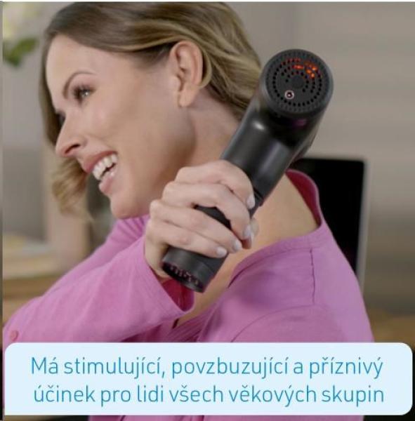 BAZAR - Kendox masážní pistole Muscle Relief, černá, 20 W ~ 50 W - Poškozený obal (Komplet)6