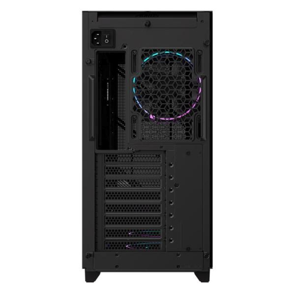 GIGABYTE case GB-AC400G ST,  Mid Tower,  1x USB-C,  2x USB3.0,  Průhledná bočnice,  4x ARGB 120mm Fan,  černá4