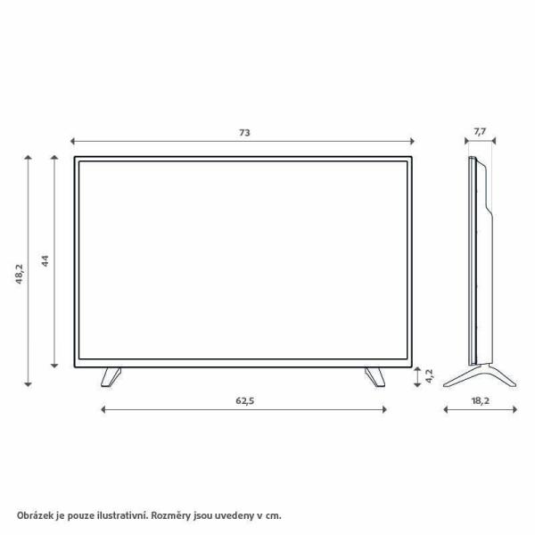 TCL 32S5400A 32" TV,  HD Ready,  LED,  Android TV,  WiFi,  Bluetooth,  HDMI,  USB,  HDR5