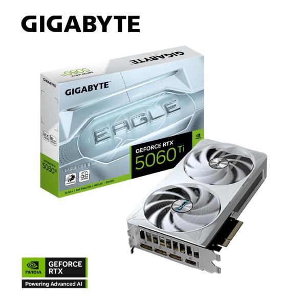 GIGABYTE GeForce RTX 5060 Ti EAGLE ICE/ OC/ 8GB/ GDDR7
