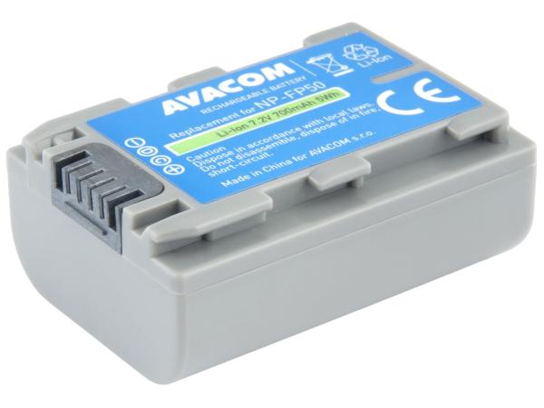 AVACOM baterie pro Sony NP-FP50 Li-Ion 7.2V 700mAh 5Wh