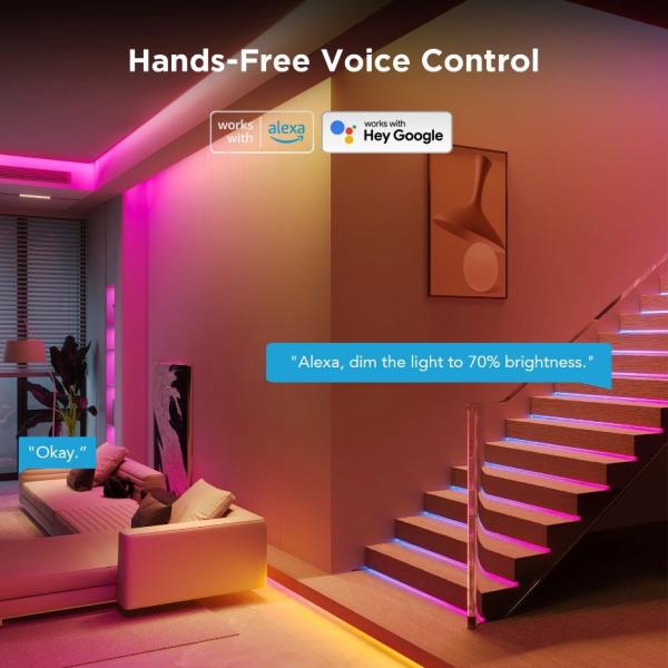 Govee WiFi RGBICW Smart PRO LED pásek 3m MATTER - extra odolný5