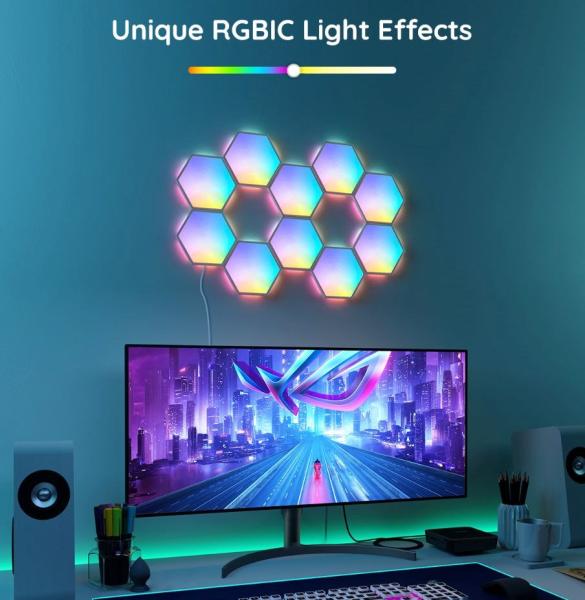 Govee RBIC Glide Hexa světelné panely rozšíření 2ks4