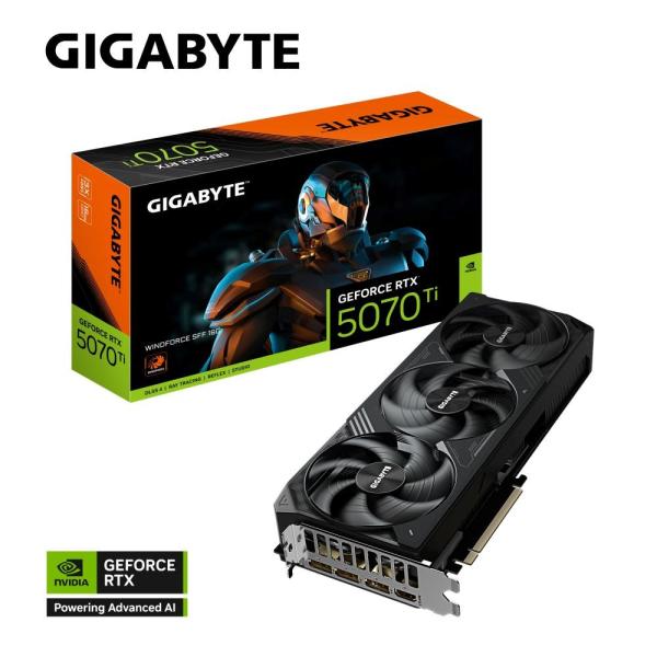 GIGABYTE GeForce RTX 5070 Ti WINDFORCE SFF/ 16GB/ GDDR7