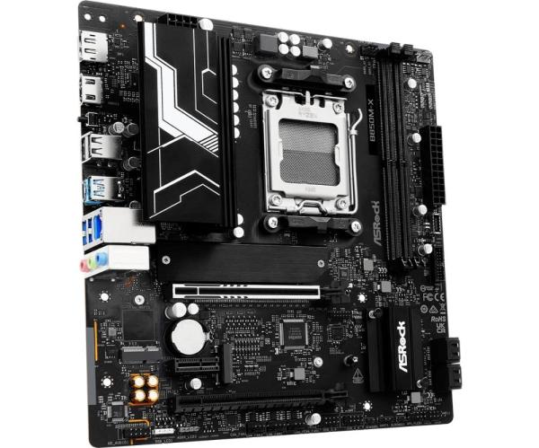 ASRock MB Sc AM5 B850M-X R2.0,  AMD B850,  2xDDR5,  1xDP,  1xHDMI,  mATX2