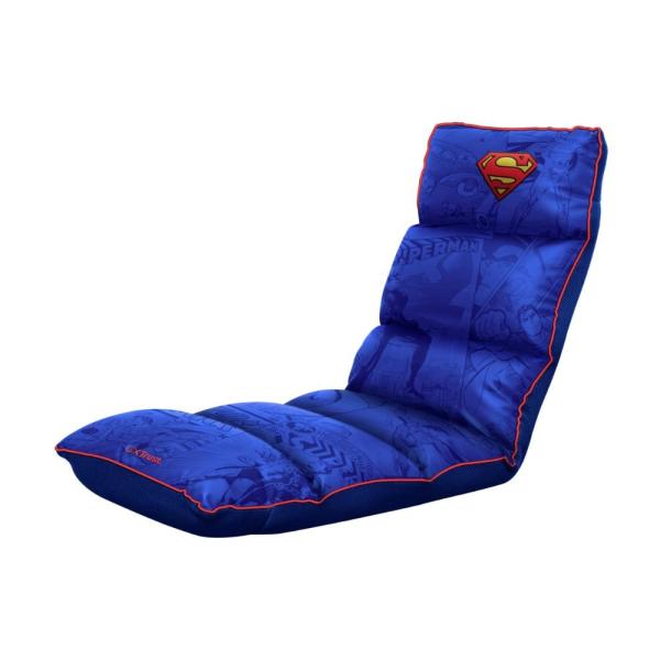 TRUST herní židle GXT 718SM RAYZEE Skládací podlahová židle,  Superman,  modrá1