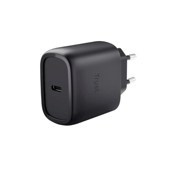 TRUST GaN Nabíječka MAXO 45W,  USB-C,  černá