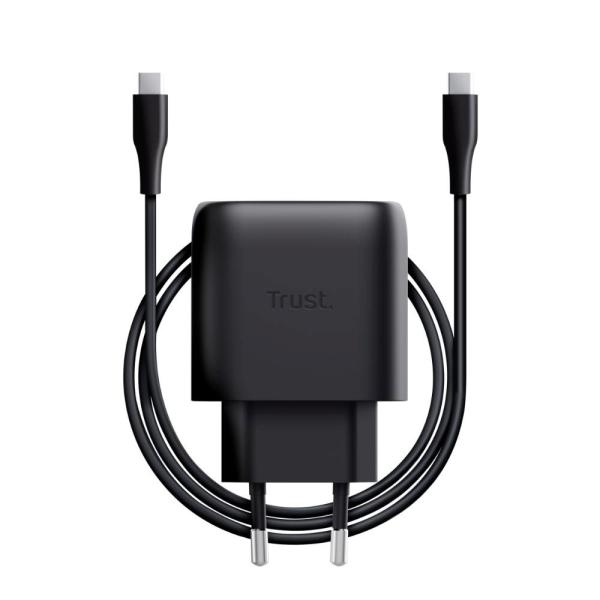 TRUST GaN Nabíječka MAXO 45W,  USB-C,  černá4
