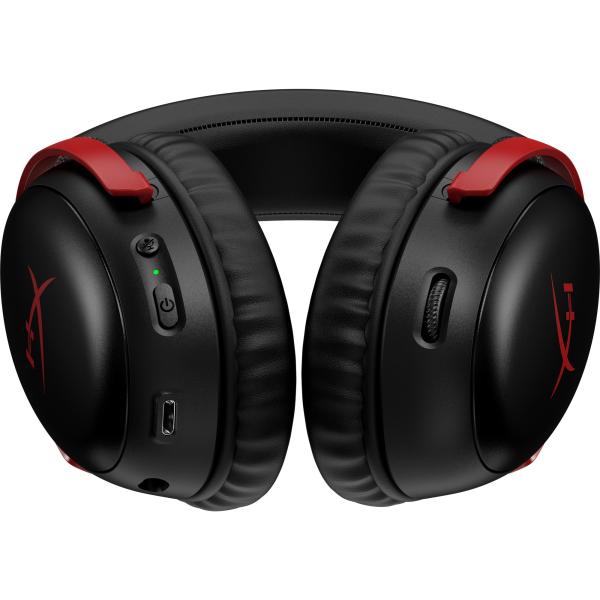 HyperX Cloud III S Wireless Black-Red Gaming Headset3