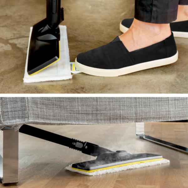 Kärcher SC 5 EasyFix Iron parní čistič,  2250 W,  4.2 bar,  zabíjí až 99.999 % virů a 99, 99 % bakterií,  napařovací žehlička2