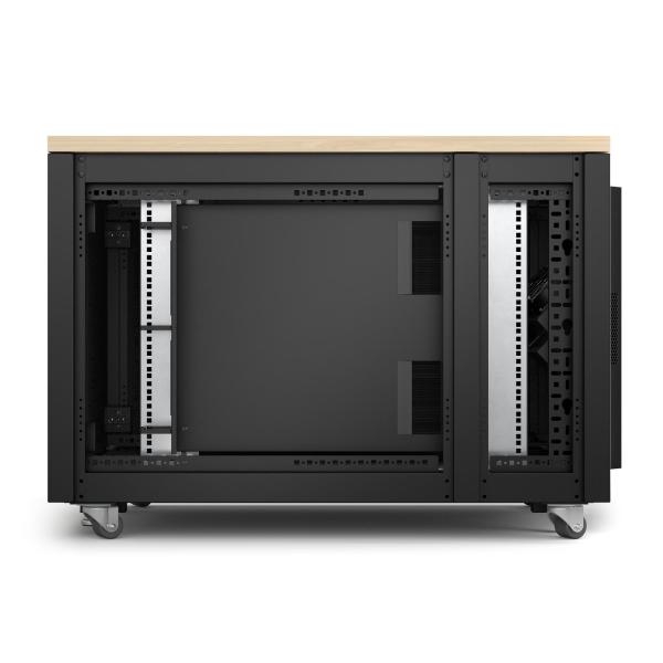 APC NetShelter Soundproof, 12U, Server Rack Enclosure, Maple3