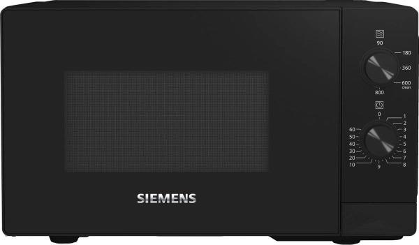 Siemens iQ300 FF020LMB2, mikrovlnná trouba, 800 W, 5 úrovní ohřevu, talíř 27 cm, černá
