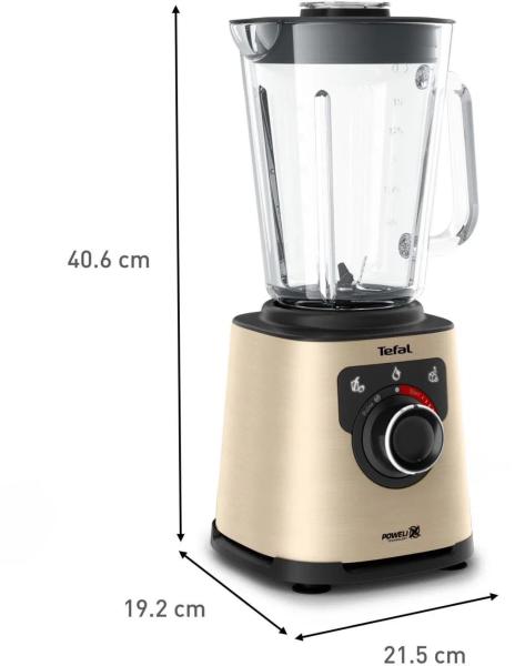 Tefal BL871A31 Perfectmix+ Beige stolní mixér, 1200 W, 28000 ot/min, 6 nožů, přednastavené programy1
