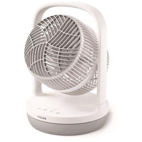 Philips 2000 Series CX2050/ 00 stolní ventilátor, 3 rychlosti, 23 dB, 2 režimy, bílá / šedá