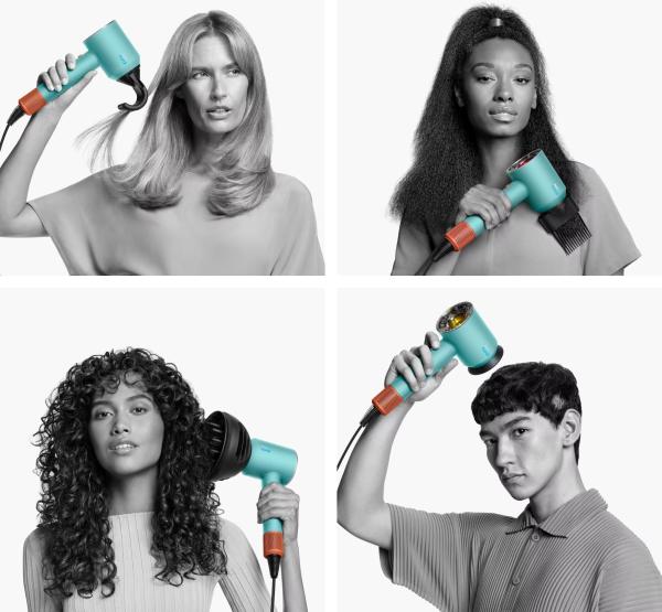 Dyson Supersonic Nural HD16 fén na vlasy, 1600 W, difuzér, 4 teploty, 3 rychlosti, Jasper/Plum2