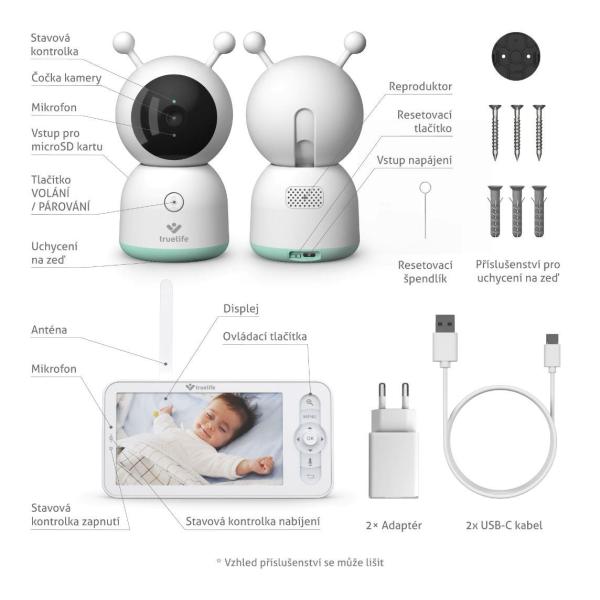 TrueLife NannyCam R7 Dual Smart (USB-C) - digitální video chůvička16