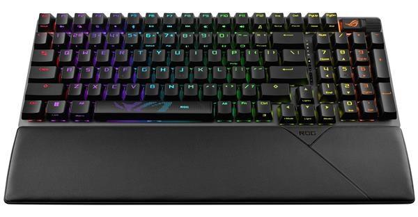 ASUS klávesnice ROG Strix Scope II 96 Wireless (ROG NX Snow) - CZ/ SK2