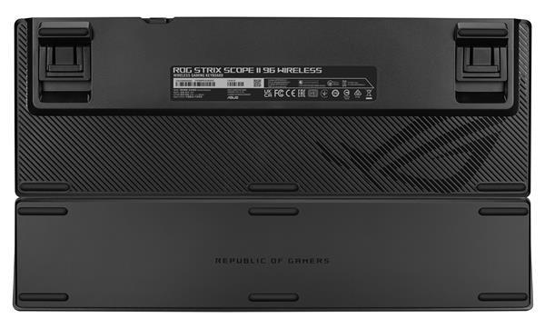 ASUS klávesnice ROG Strix Scope II 96 Wireless (ROG NX Snow) - CZ/ SK4
