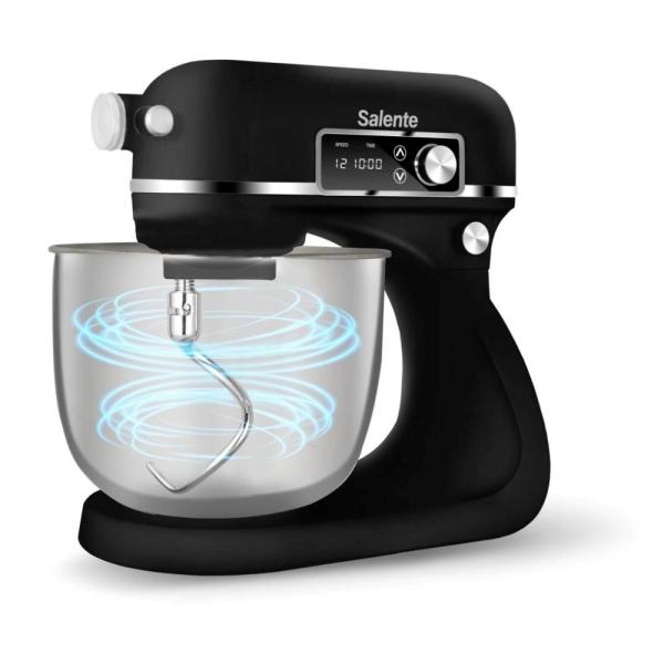 Salente DigiChef2, kuchyňský robot, mísa 6 litrů, celokovový, digitální displej, černý4