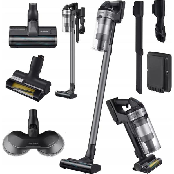 Samsung Stick vacuum AC Dry HEPA Bagless 0.8 L 550 W Black,  Grey,  EU