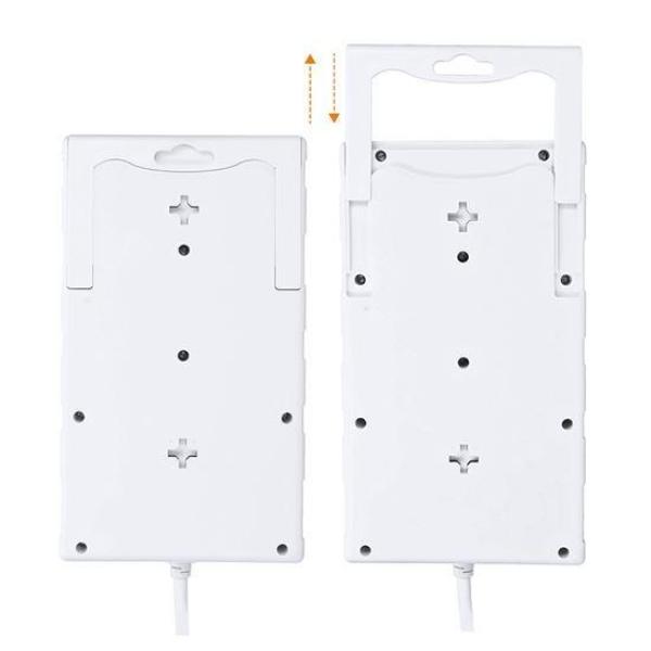 Solight přepěťová ochrana,  8z,  USB A+C,  2m,  bílá6