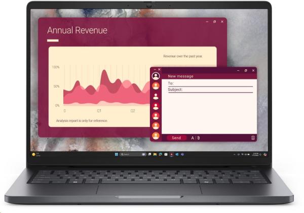 Dell Pro 14/ PC14250/ 7-150U/ 14"/ WUXGA/ 16GB/ 512GB/ Iris Xe/ W11P/ Black/ 3RNBD