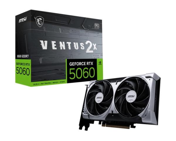 MSI GeForce RTX 5060 VENTUS 2X/ OC/ 8GB/ GDDR7