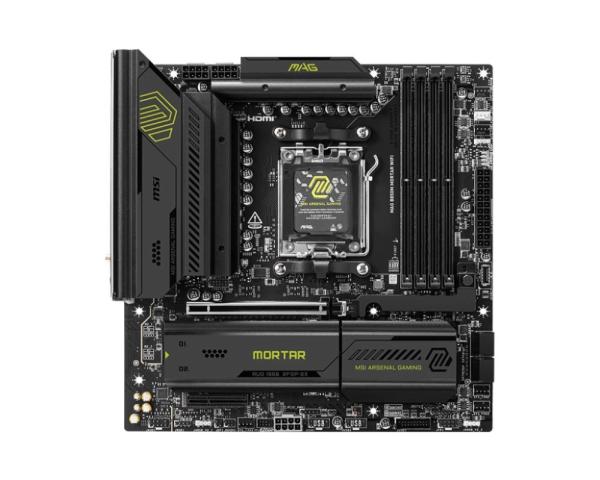 MSI MB Sc AM5 MAG B850M MORTAR WIFI,  AMD B850,  4xDDR5,  1xHDMI,  WiFi,  mATX1