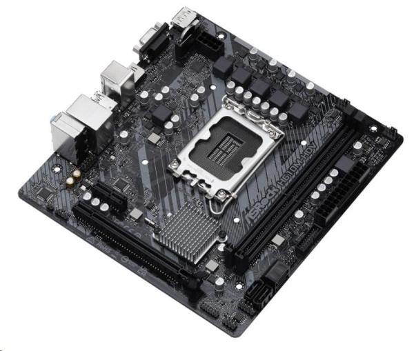 BAZAR - ASRock MB Sc LGA1700 H610M-HDV,  Intel H610,  2xDDR4,  1xDP,  1xHDMI,  1xVGA,  mATX - Po opravě (Bez příšlušenství)1