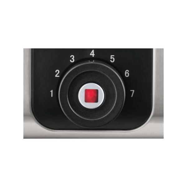 Bosch TAT7203 topinkovač,  1050 W,  stupně opékání,  tlačítko STOP,  přihrádka na drobky,  černý /  nerez2