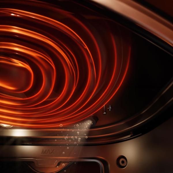Rohnson InnoFry AI chytrá horkovzdušná fritéza,  1800 W,  Wi-Fi,  objem 8 l,  TFT displej,  černá9