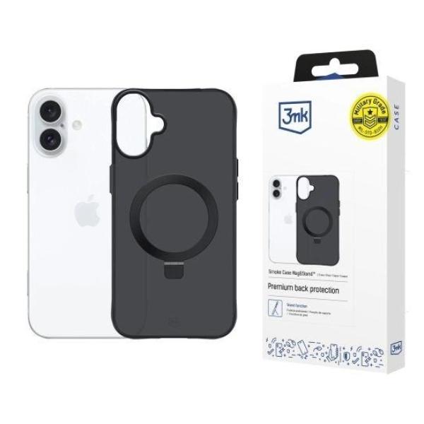 3mk ochranný kryt Smoke Case Mag&Stand pro Apple iPhone 17