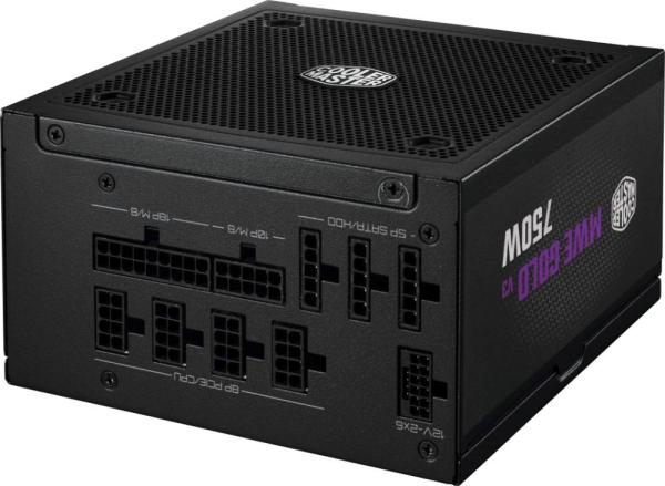 Cooler Master zdroj 750W MWE Gold 3 (GXII),  120mm,  80+ Gold,  Plně modulární,  ATX 3.15
