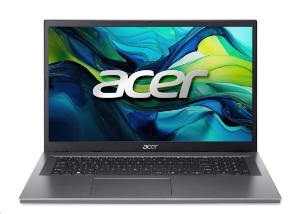Acer Aspire Go 17/ AG17-31P-35NB/ 3-N355/ 17, 3"/ FHD/ 8GB/ 512GB/ UHD/ W11H/ Gray/ 2R