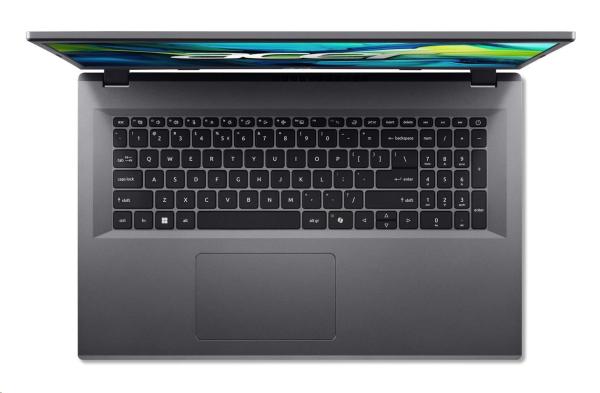 Acer Aspire Go 17/ AG17-31P-35NB/ 3-N355/ 17, 3"/ FHD/ 8GB/ 512GB/ UHD/ W11H/ Gray/ 2R3