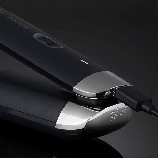 GHD Unplugged žehlička na vlasy,  bezdrátová,  USB-C,  automatické vypnutí,  černá3
