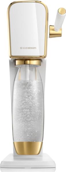 SodaStream Art výrobník sody,  mechanický,  1l láhev,  bombička s CO2,  bílá /  zlatá