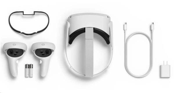 BAZAR Oculus (Meta) Quest 2 Virtual Reality - 256 GB - US adaptér - ROZBALENO/ POUŽITO6