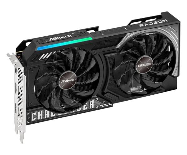 ASRock VGA AMD Radeon RX 9060 XT Challenger 8GB OC, RX 9060 XT, 8GB GDDR6, 2xDP, 1xHDMI3