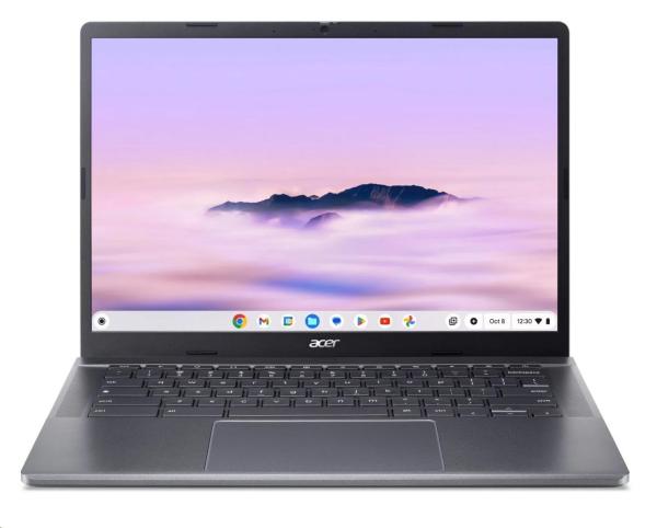 Acer Chromebook Plus 514/ CB514-5H-31PH/ 3-100U/ 14"/ WUXGA/ 8GB/ 256GB SSD/ UHD/ Chrome/ Gray/ 2R