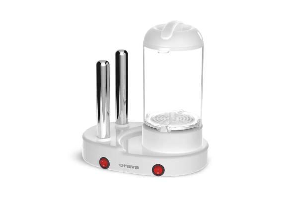 Orava HM-04 hotdogovač s možností přípravy vajec,  400 W,  až 6 párků,  bílá1