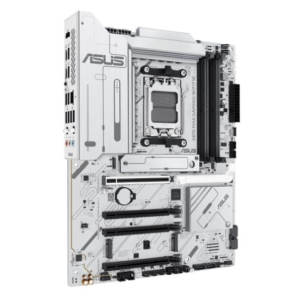 ASUS MB Sc AM5 X870 MAX GAMING WIFI7 W,  AMD X870,  4xDDR5,  2xUSB4,  1xHDMI,  WiFi0