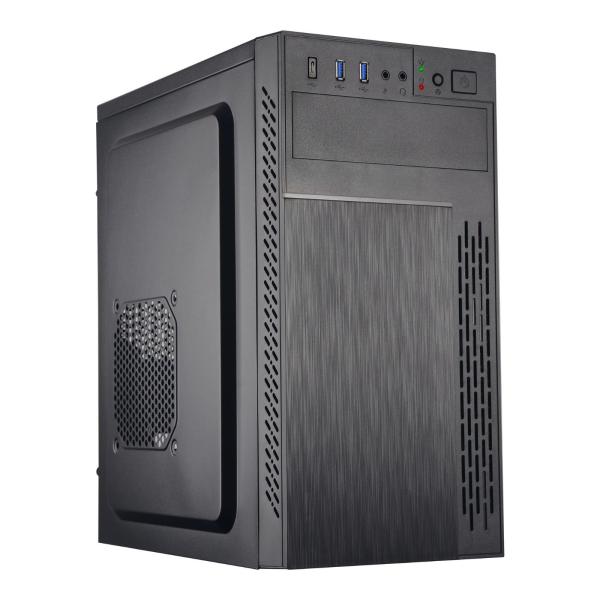 EUROCASE skříň ML M6-505B,  Midi Tower,  2x USB 3.0,  2x audio,  bez zdroje