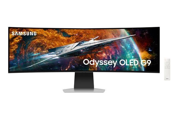 BAZAR - #SAMSUNG 49" Odyssey OLED G9(G95SC) Smart LS49CG950SUXDU-prohnutý, OLED, 5120x1440 Double QHD, 0, 03ms, 240Hz, HDMI, DP