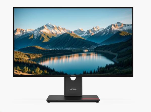 LENOVO LCD ThinkVision T27Q-40- 27", IPS, mat, 16:9, 2560x1440, 178/ 178, 4/ 6ms, 350cd/ m2, 1500:1, DP, HDMI, PIVOT, VESA, 3Y2